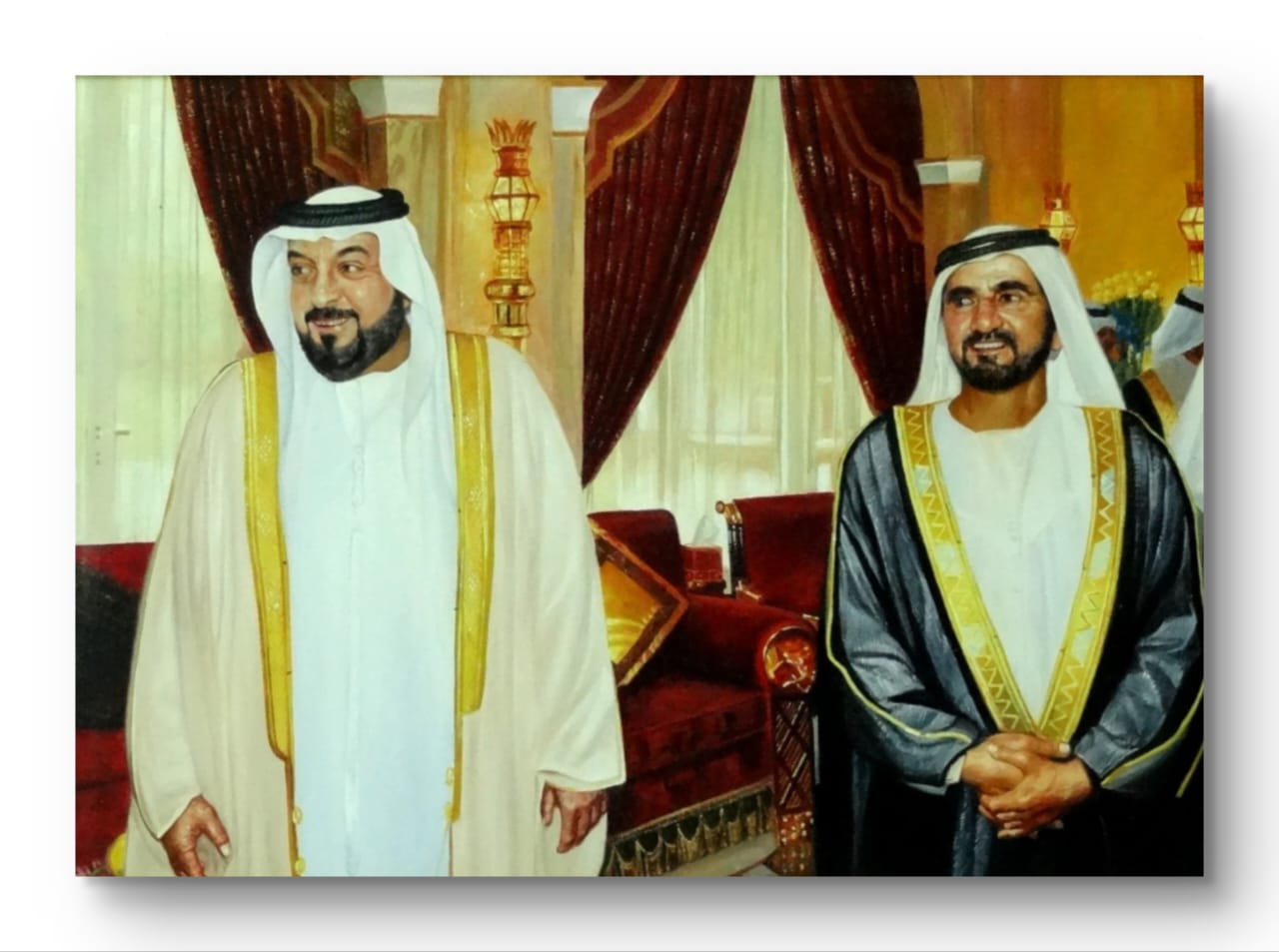 Sheikh Mohammed with Sheikh Khalifa