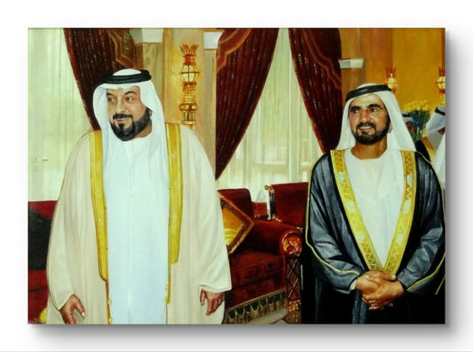 Sheikh Mohammed with Sheikh Khalifa
