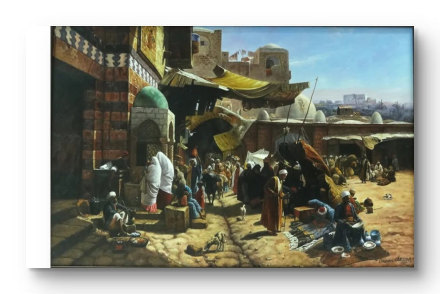Markt in Jaffa, 1877 (Gustav Bauernfeind)