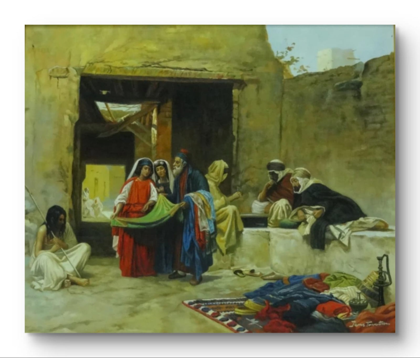 At the Souk  (Eugene Alexis Girardet)