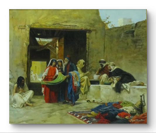 At the Souk  (Eugene Alexis Girardet)