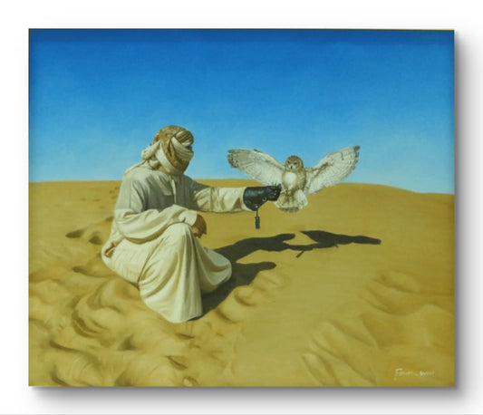 Emirati with Falcon