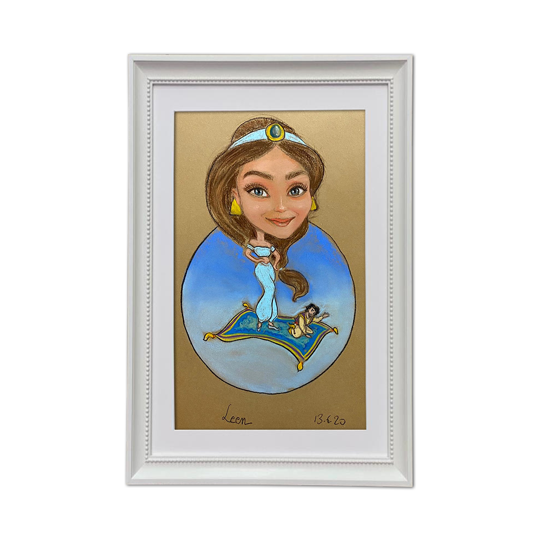 Jasmine of Alladin Kid Drawing