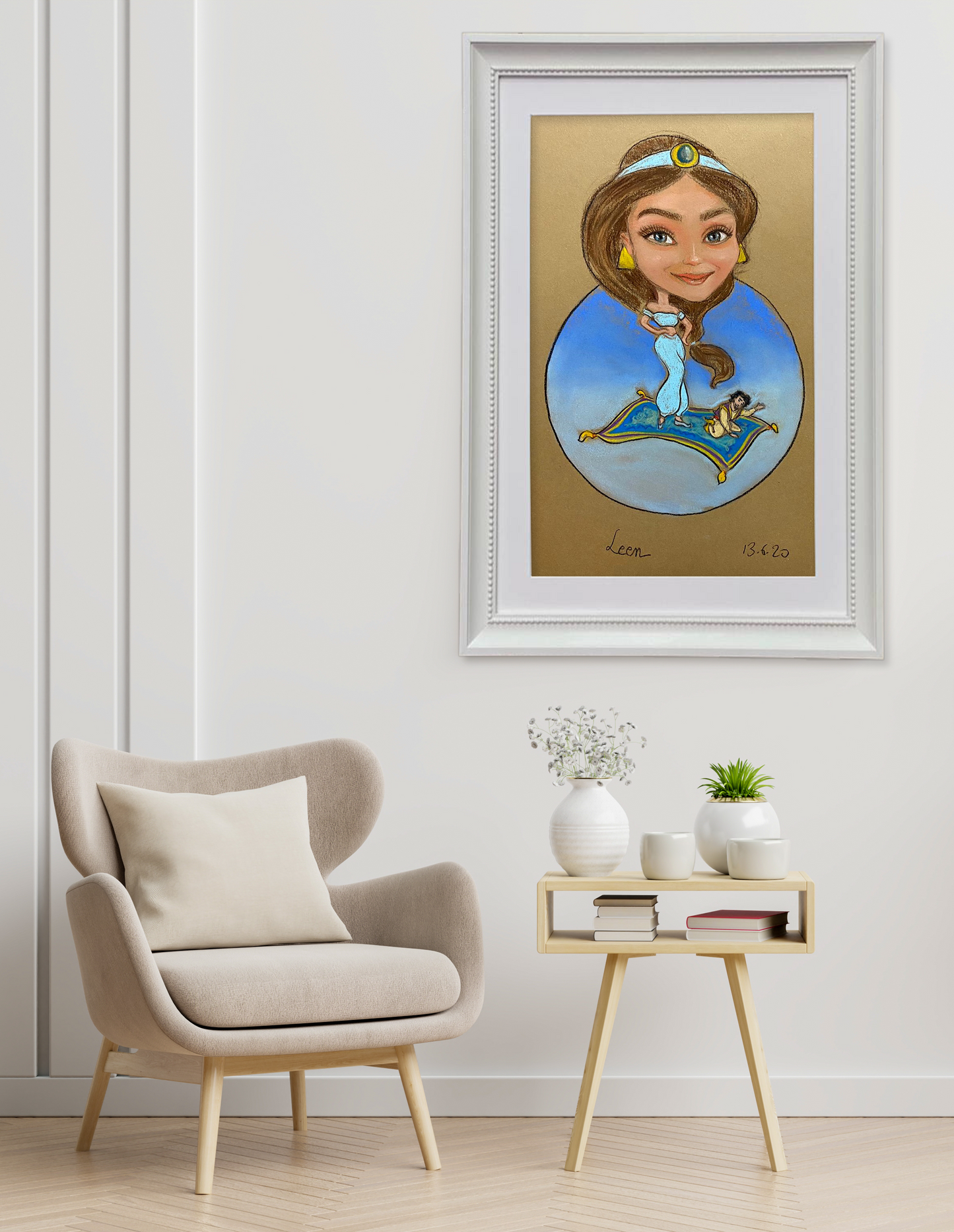 Jasmine of Alladin Kid Drawing