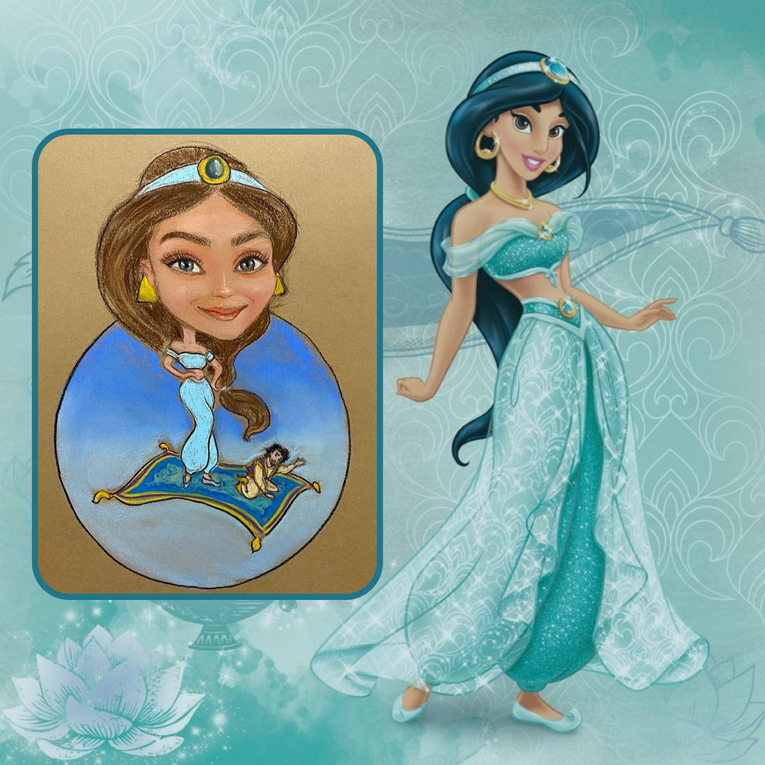 Jasmine of Alladin Kid Drawing