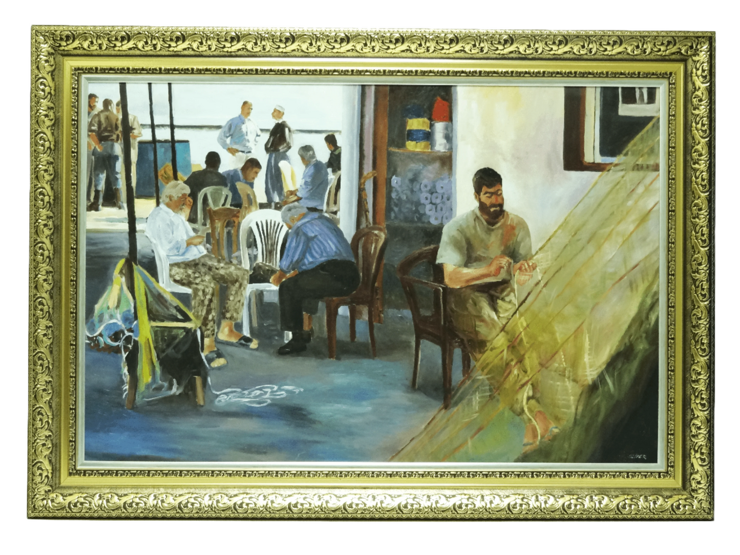 Fisherman with Fishnet